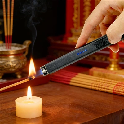 Пуњиви електрични лучни упаљач за свеће за паљење тамјана током жртвовања